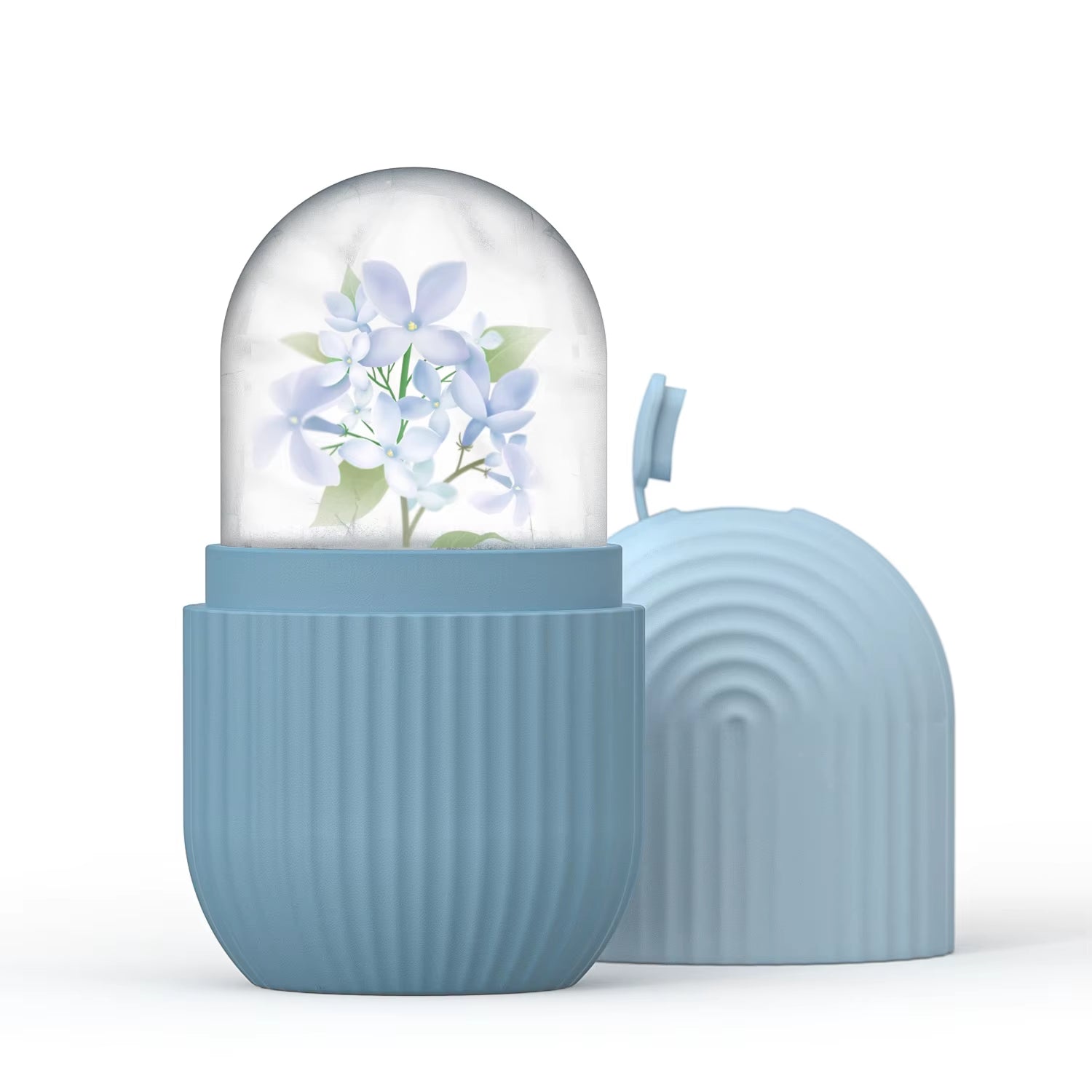 Silicone Ice Roller Massager for Face, Eyes - Natural Skin Care, Cooling and Eliminating Eye Bags, Reusable and Soothing