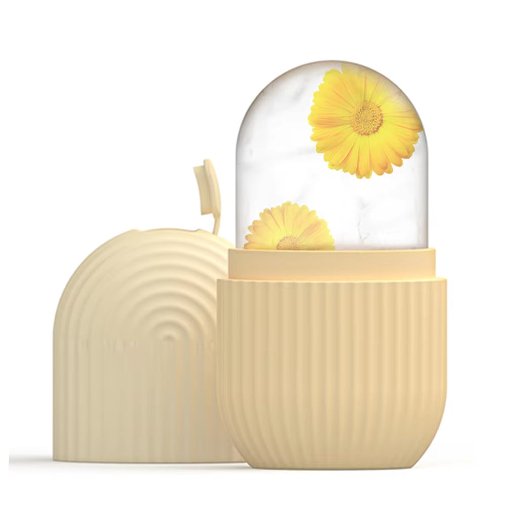 Silicone Ice Roller Massager for Face, Eyes - Natural Skin Care, Cooling and Eliminating Eye Bags, Reusable and Soothing