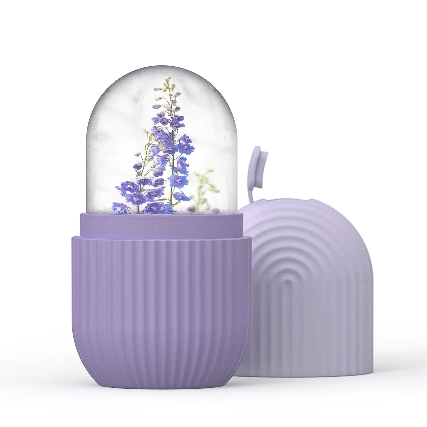 Silicone Ice Roller Massager for Face, Eyes - Natural Skin Care, Cooling and Eliminating Eye Bags, Reusable and Soothing